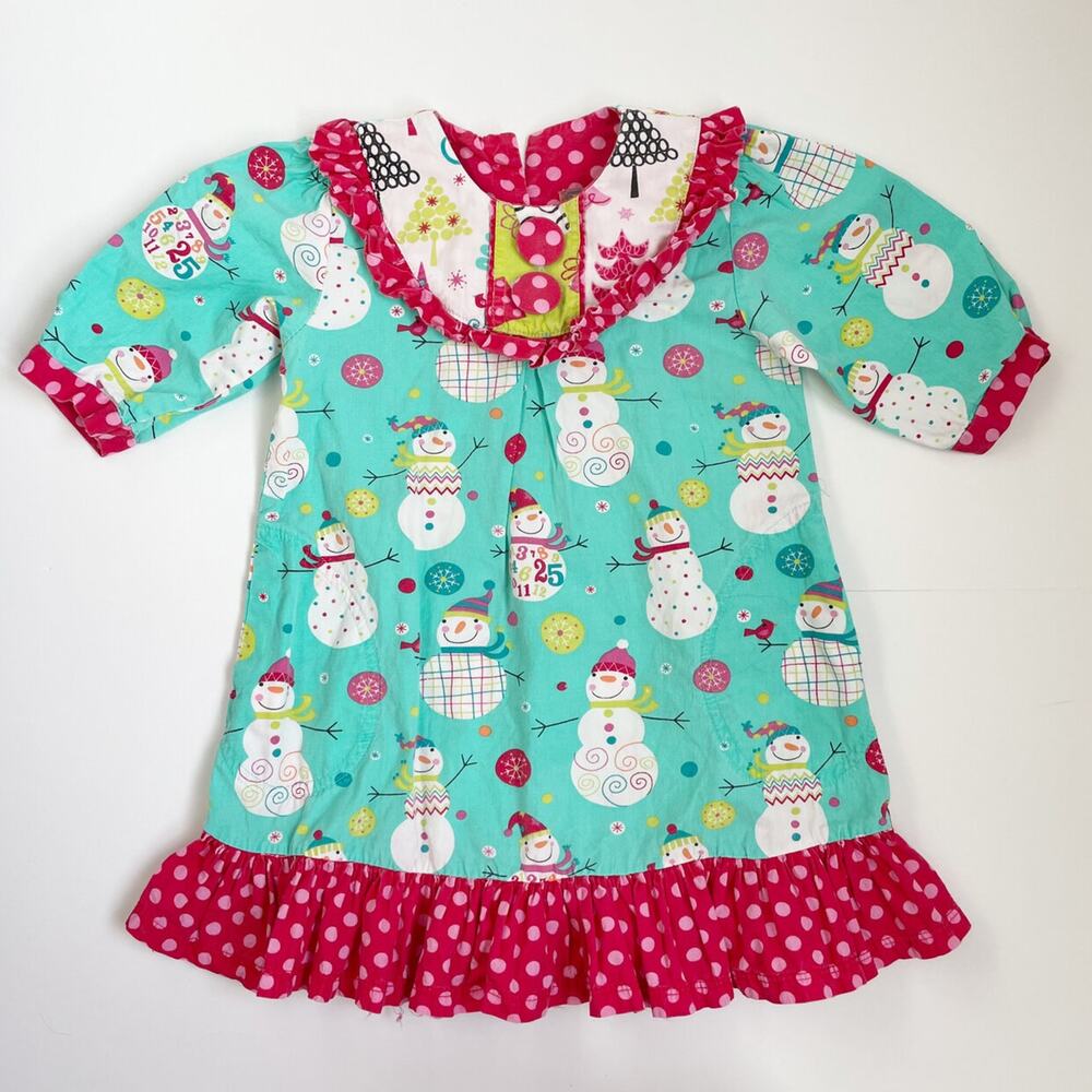 Jelly The Pug Snowman Dress